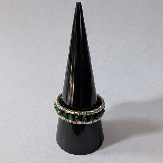 Safir Ring - 1 række.