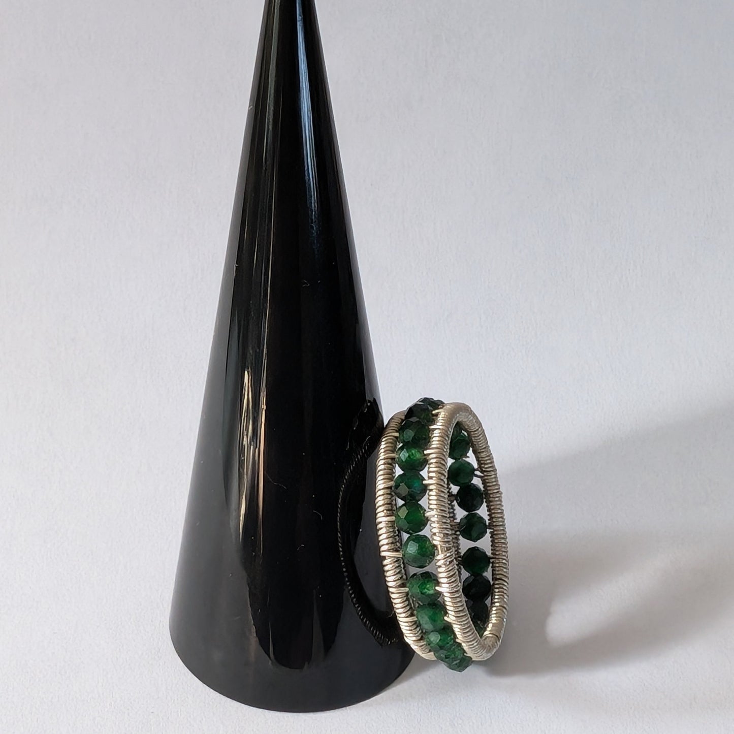 Safir Ring - 1 række.